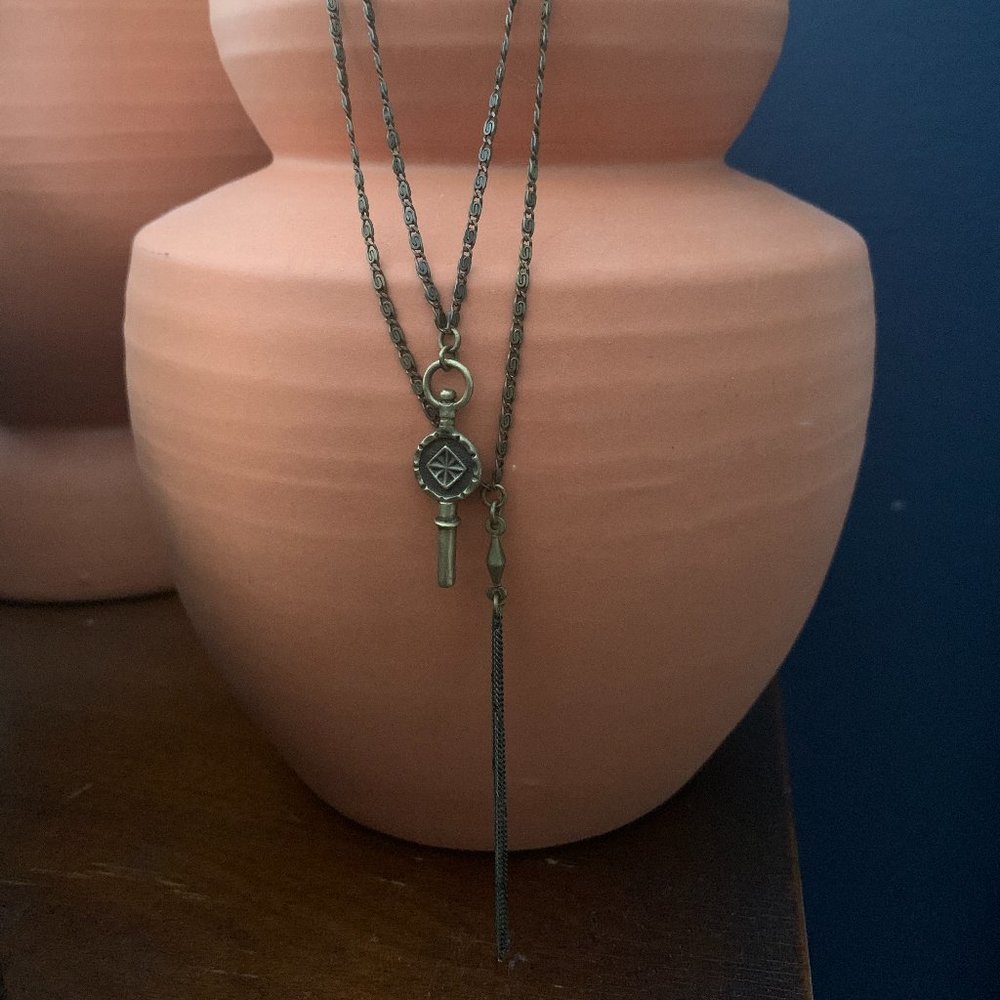 Handmade Tassel Link Necklace